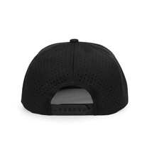 Gorra Snapback transpirable de hip-hop con ala plana y Frente plana de gama alta con logotipo personalizado, gorra Snapback de 5 paneles