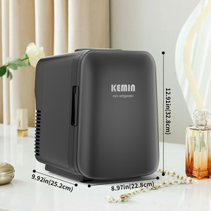 KEMIN-Mini-congélateur de voiture <span class=keywords><strong>12V</strong></span>, <span class=keywords><strong>220V</strong></span>, grand compresseur Ningbo, noir - Product Image 1