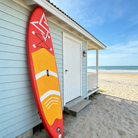 Planche de paddle gonflable tandem Drop Stitch pour deux personnes, idéale pour les couples et les activités parent-enfant (pêche et sports nautiques)
