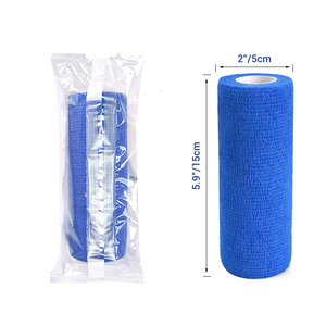 Băng Dính Tự Dính Logo Tùy Chỉnh Thân Thiện Với Môi Trường Băng Quấn Thể Thao Sơ Cứu Vết Thương Màu Xanh Dương Cho Ngựa - Product Image 2