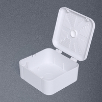 Boîte de jonction carrée en plastique blanc pour accessoires de vidéosurveillance 135*125*60mm
