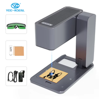 Máquina de grabado láser plegable de 5W para impresión de logotipo de grabado de decoración de tela