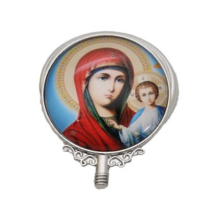 Icône orthodoxe en métal, décoration de bureau, <span class=keywords><strong>Saint</strong></span> <span class=keywords><strong>Père</strong></span> et Sainte Mère, décoration de Noël, Pâques, artisanat, ornement d'église - Product Image 3