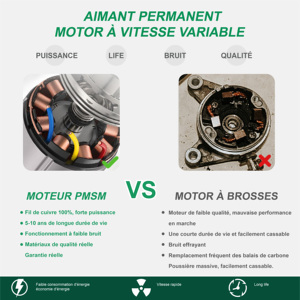 Pompe submersible solaire sans balais PMSM 3 pouces 750W 7m³/h pour l'agriculture - Product Image 6