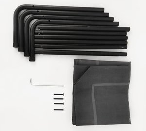 Xách tay cao chó/mèo giường, khung kim loại với lưới thoáng khí và chống trượt chân, cho vật nuôi trong nhà và ngoài trời phá vỡ - Product Image 4