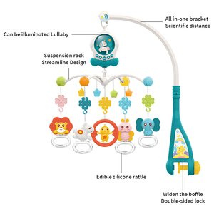 Jouet personnalisé mignon pour enfants, Logo personnalisé, jouets pour bébé de 0 à 12 mois, berceau <span class=keywords><strong>Mobile</strong></span> pour bébé avec musique et lumières - Product Image 2