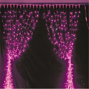 White Led Icicle Light String Light Decorative Light Led Clear Cable