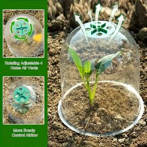 Reusable Plastic <b>Greenhouse</b> Breeding Seedling <b>Cover</b> with Ground Nails Bird Snail Damage Protection Breathability - Product Image 2