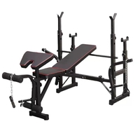 Haltère Lit Squat Rack Barbell Rack Barbell Set Réglable Haltérophilie Banc Presse Rack