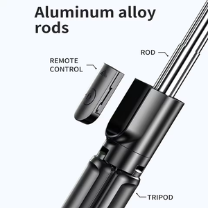 Trípode Giratorio de 360 Grados Antivibración para Cámara, Puede Girarse, Portátil, Universal, Mini Palo Selfie de Viaje - Product Image 5