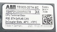 TB56202ETHXC1SAP312300R0278 TB562-02-ETH-XC 1SAP312300R0278 Módulo Ethernet de Base de Terminal de CPU, Piezas de Repuesto para PLC