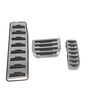 Spor hızlandırıcı gaz fren ayak istirahat pedallar için Range Rover için iç kitleri kapak paslanmaz çelik 2/3 adet - Product Image 1