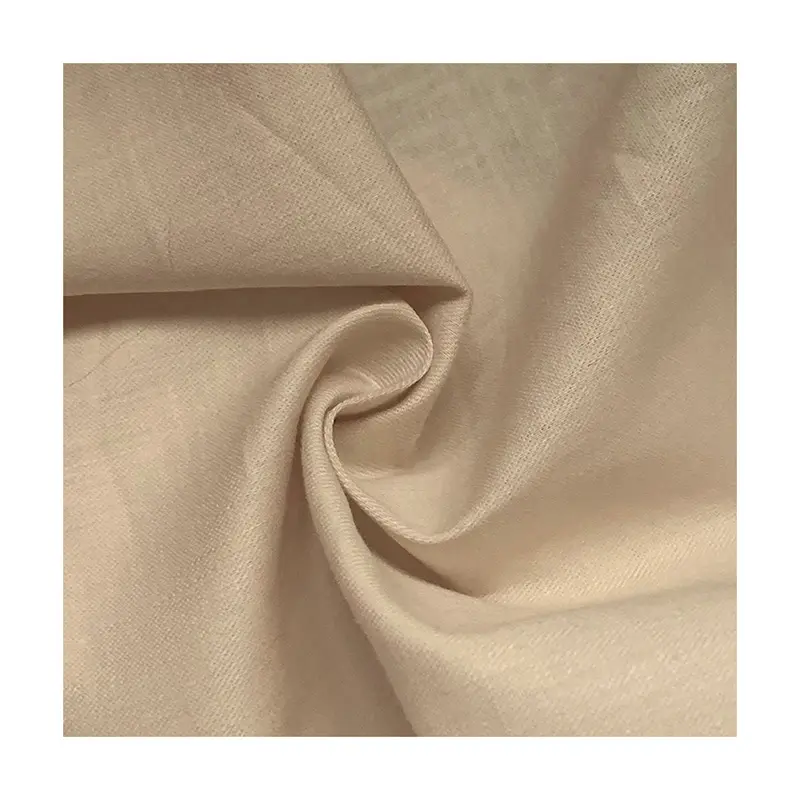 Tessuto twill di cotone leggero 125gsm moq basso 10 metri per pantaloni