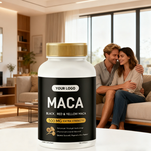 Maca-Austern-Kapseln mit Astragalus-Extrakt und Vitamin B6, 60 Kapseln, für Erwachsene, zur Steigerung der männlichen Vitalität, Energiemanagement, Immununterstützung und Stimmungsaufhellung - Product Image 1