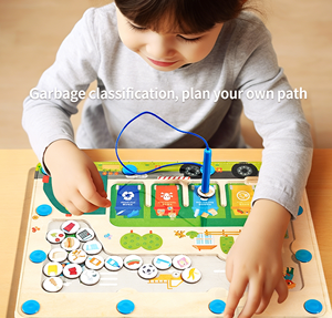 Jouets en bois éducatifs pour enfants, vente en gros, jouets de tri des déchets, jeux de correspondance amusants, jeux de logique et de réflexion - Product Image 2