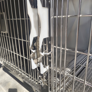 Grandes cages d'élevage en acier inoxydable pour animaux de compagnie, cages hospitalières multi-niveaux pour animaleries, cages d'élevage universelles pour chats et chiens - Product Image 4
