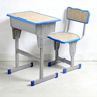 Tables et chaises d'école en gros directement de l'usine, ensemble de mobilier de classe durable et écologique pour les élèves du primaire