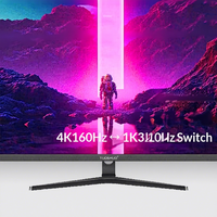 Moniteur de jeu IPS NanoIPS de 32 pouces, double mode 4K/2K, 160Hz/320Hz, haut-parleurs intégrés, angle de vision de 178 degrés, temps de réponse de 1 ms