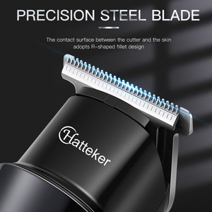 HATTEKER tondeuse à barbe HT-622 pour hommes, <span class=keywords><strong>rasoir</strong></span> électrique étanche sans fil tondeuses rasoirs pour hommes kit de <span class=keywords><strong>toilettage</strong></span> - Product Image 6