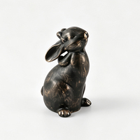 Statues de lapins en résine vintage en gros pour la décoration de la maison, du salon et de la villa