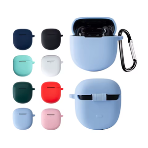 Convient aux écouteurs <span class=keywords><strong>Bose</strong></span> <span class=keywords><strong>QuietComfort</strong></span> Il Case Dustproof Durable Silicone Earphone Protective Cover with Keychain - Product Image 1