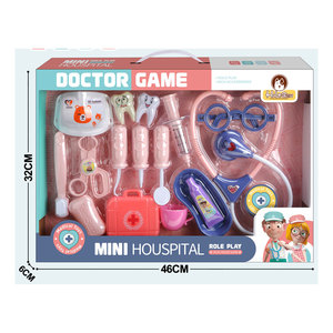 Nouveau kit de jeu de simulation de dentiste médical enfants docteur jouets et jeux préscolaires comprend une boîte à médicaments pour filles et garçons - Product Image 3