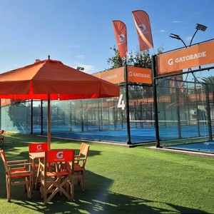 Terrain de padel QJIN Elite Classic Panoramic Design, terrain de padel-tennis, acier galvanisé à chaud, <span class=keywords><strong>prix</strong></span> de vente directe d'usine - Product Image 2