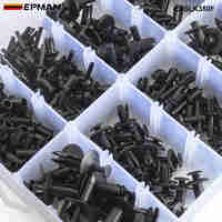 EPMAN — Kit de fixation automatique, 350 pièces, Clip de fixation universel en plastique et Nylon, Rivet, panneaux de porte, garde-boue, revêtement de garde-boue EPSLK350F