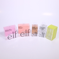 Boîte cosmétique en gros pour outils de maquillage, vernis à ongles, éponge de beauté, houppette, emballage personnalisé en PVC/PET, marque OEM/ODM, UV
