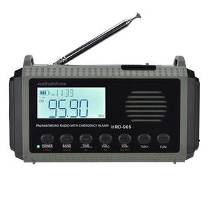 Radio de Emergencia Vofull HRD-905 10000mAh Impermeable AM/FM/SW/WX, Radio Digital con Alarma SOS, Linterna LED y Banco de Energía - Product Image 4