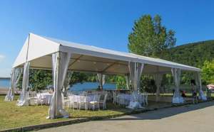 เต็นท์อลูมิเนียมหรูหราขนาดใหญ่สั่งทำพิเศษ 20x30 เมตร สำหรับงานปาร์ตี้กลางแจ้ง งานแต่งงาน รองรับได้ 200 <span class=keywords><strong>คน</strong></span> เหมาะสำหรับงานอีเว้นท์ - Product Image 2