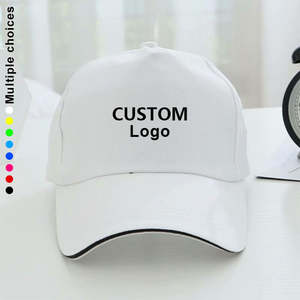 Gorra de Béisbol Negra Personalizada con Logotipo Bordado de Alta Calidad 2026, Gorra Deportiva Profesional de Moda Hip-hop, Gorra de Papá - Product Image 1
