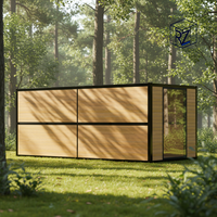 Maison conteneur pliable Ray-Zen X-Type avec conception modulaire écologique pour hôtels et solutions de logement temporaire
