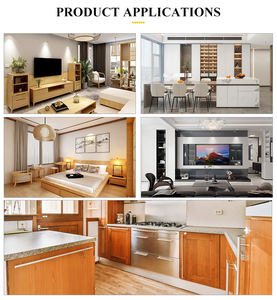 Modern design stijl melamine gecoate MDF spaanplaat E1 keuken gebruik milieuvriendelijk voor CE gecertificeerd - Product Image 5