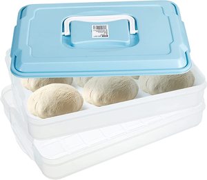 Dough Proofing Box Double Layers with Lmenpizza Dough Proofing Tray Tranrunning Box with Mener Dough Tray Food Storage Box Pic