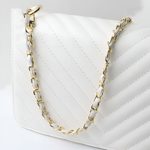 120厘米Pu皮革手柄金属金链肩斜挎包链带包配件 - Product Image 4