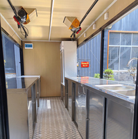 Remorques alimentaires entièrement équipées, remorque bar mobile, camion de restauration rapide, camion alimentaire multifonctionnel personnalisé à vendre, restaurant mobile
