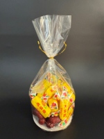 Sacs à collation jetables et recyclables pour enfants et adultes - Étanches, légers, scellés pour la fraîcheur, en matériau BOPP pour chewing-gum et lait