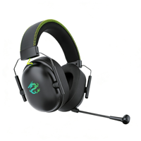 Casque de jeu filaire USB sur-oreille PJT-DEP2491 avec audio spatial et éclairage RGB étanche IPX4 pour la musique