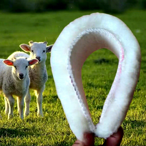 Solette in pelle di pecora imbottitura stivali da neve leggero peloso inverno caldo e spesso solette in vera pelliccia di pelle di pecora termica per scarpe - Product Image 1