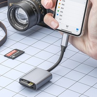 Lector de tarjetas MS/SD 2 en 1 de alta velocidad Interfaz USB externa para cámara Sony Olympus CCD Teléfono móvil y tableta