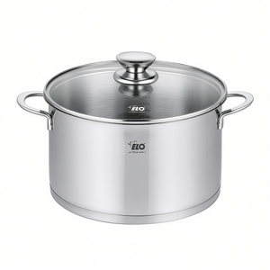 Olla para carne ELO Galant de 5.0L de acero inoxidable con tapa para cocinar - Product Image 2