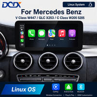 Écran radio multimédia sans fil CarPlay Android Auto pour Mercedes Benz Classe V W447/GLC X253/Classe C W205 S205 NTG5.5