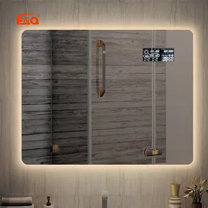 Modern New Design Circle Bathroom Led Mirror Round Shape Smart Mirror For Hotel