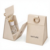 Caja de Regalo Magnética Triangular de Cartón Rígido para Perfume, Impresa a Color Personalizada