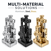 Pièces de machines industrielles sur mesure de haute précision 0,005 mm, usinage CNC, tournage, alésage, fil d'aluminium et d'acier inoxydable, électroérosion à fil