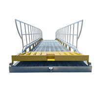 Rampa de Carga de Especificaciones Completas, Plataforma Elevadora para Contenedores, Plataforma de Carga Móvil, Puente de Embarque