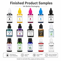 Automatische 1 oz cosmetica parfum monster huidverzorging UV inkjet printer inkt inktfles bottel- en vullijnmachine