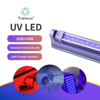 Panel de Bronceado LED UV de Ahorro de Energía, Cumple con RoHS, Larga Vida Útil, Fuente de Luz Regulable para Actualización de Cabinas de Bronceado
