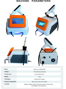 Alat <span class=keywords><strong>Nebulizer</strong></span> Gene Gun Non-Invasif Mengurangi Garis Halus, Mengencangkan dan Mengangkat, Eksfoliasi Jerawat, Jet Oksigen Air Ringan untuk Wajah, Dijual - Product Image 5